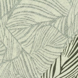 Dark Green Leaf Woven, Linen-Viscose — photo 2