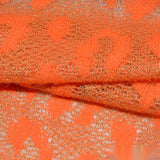 Orange Openwork Chunky Knit, Acrylic-Metallic — photo 2