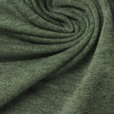 Green Heathered-Marl French Terry, Polyester — photo 2