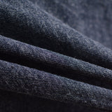 Dark Blue Heathered-Marl Jersey Knit, Poly-Viscose — photo 2