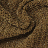 Brown Textured Chenille, Polyester — photo 2