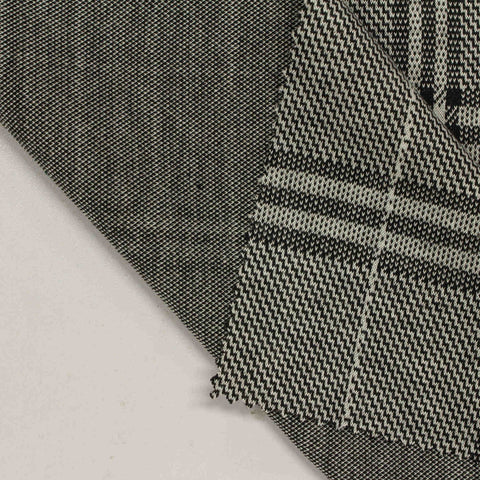 Black Plaid Jacquard, Polyester, 290 gsm, 160 cm, ref EF-210756