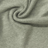 Heathered Grey Marl Rib Knit, Cotton-Poly — photo 2