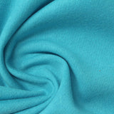 Brushed Polyester Cotton French Terry Fabric, 350 gsm, 180 cm — Blue — photo 2