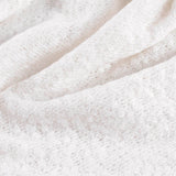 Polyester Cotton Chunky Knit Fabric, 265 gsm, 155 cm — White — photo 2
