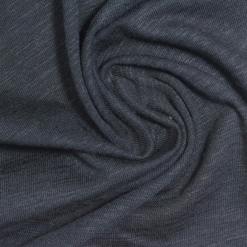 Dark Grey Marl Jersey Knit, Cotton-Modal, 150 gsm