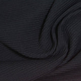 Nylon Stretch Knit Fabric, 250 gsm, 155 cm — Black — photo 2