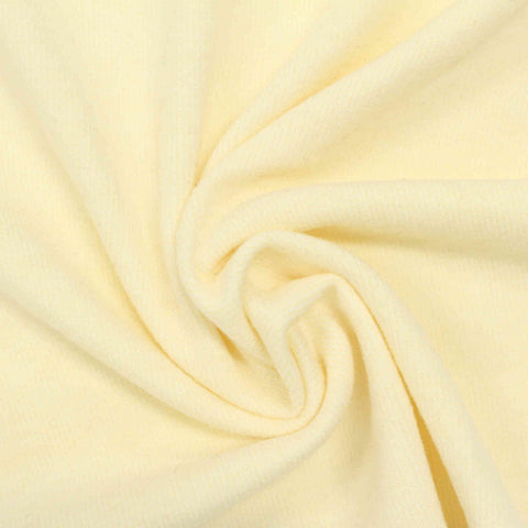 Polyester Viscose Stretch Jersey Knit Fabric, 229 gsm, 185 cm — Yellow