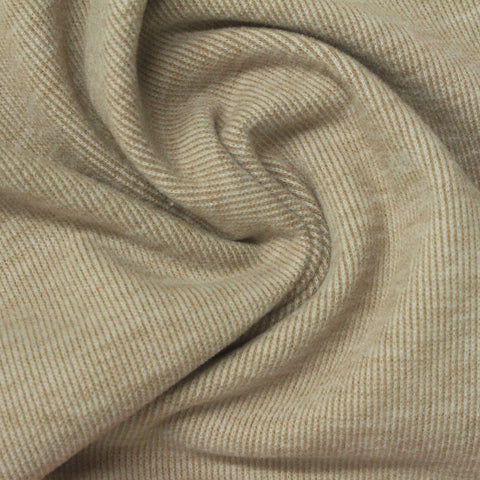 Polyester Viscose Stretch Velvet Fabric, 270 gsm, 175 cm — Khaki