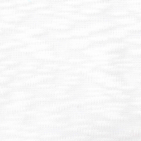 Slub Polyester Stretch Chunky Knit Fabric, 235 gsm, 152 cm — White