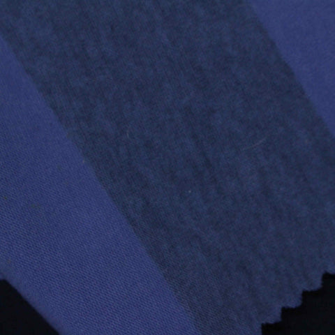 Blue Horizontal-Stripe Jersey Knit, Cotton, 170 gsm