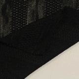 Black Abstract Chunky Knit, Polyester — photo 2