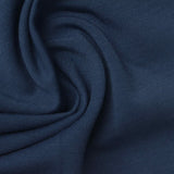 Brushed Polyester Modal Stretch French Terry Fabric, 235 gsm, 165 cm — Navy — photo 2