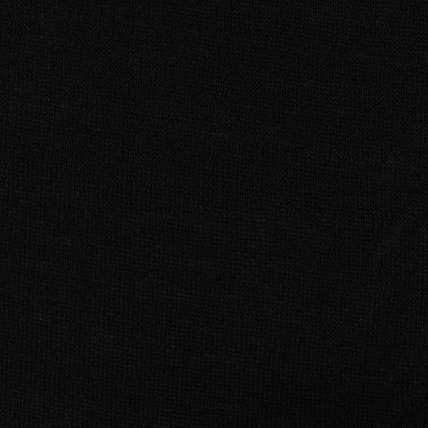 Chunky Knit Fabric, 153 gsm, 155 cm — Black