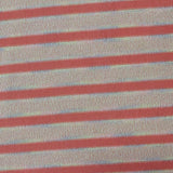 Coral Horizontal-Stripe Jersey Knit, Viscose-Nylon — photo 2
