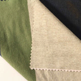 Beige Horizontal-Stripe Rib Knit, Cotton — photo 2