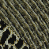 Black Leopard Interlock Knit, Poly-Viscose — photo 2