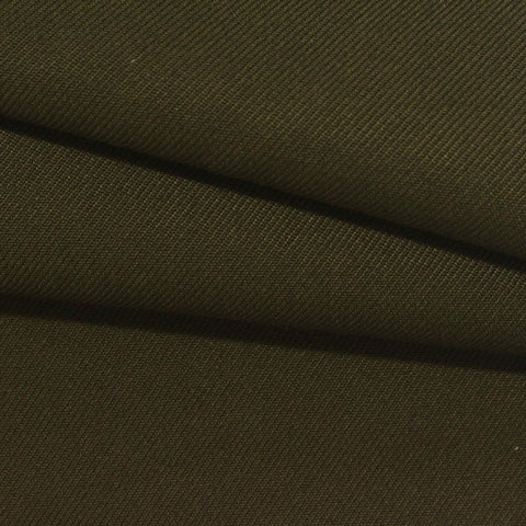 Dark Olive Twill, Poly-Viscose
