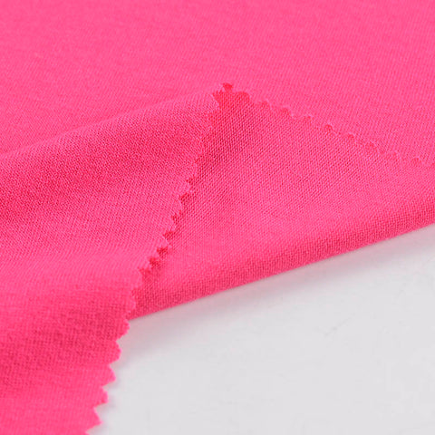 Viscose Stretch Jersey Knit Fabric, 170 gsm — Pink