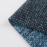 Dark Blue Horizontal-Stripe Chunky Knit, Polyester — photo 2