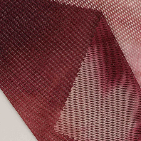 Polyester Stretch Mesh Fabric, 85 gsm — Red