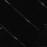 White Horizontal-Stripe Jersey Knit, Viscose — photo 2