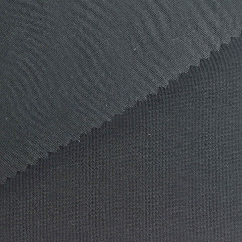 Cotton Polyester Stretch Scuba Knit Fabric, 340 gsm, 170 cm — Grey