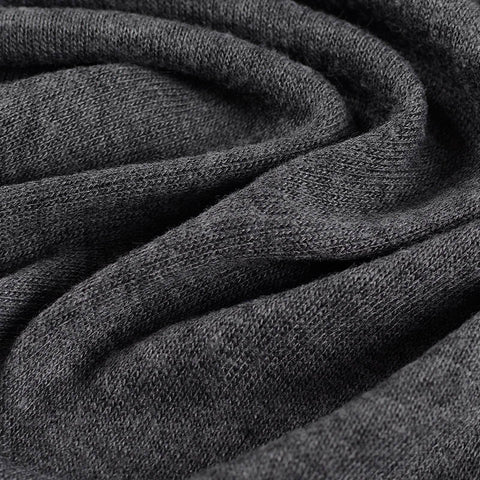 Grey Marl Jersey Knit, Polyester, 180 gsm, 170 cm
