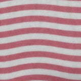Pink Horizontal-Stripe Jersey Knit, Viscose — photo 2