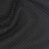 Black Diagonal-Stripe Jacquard, Poly-Cotton — photo 2