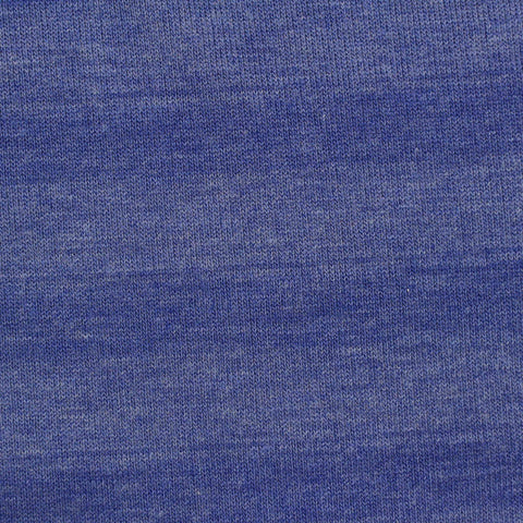 Blue Heathered-Marl Jersey Knit, Poly-Viscose, 209 gsm