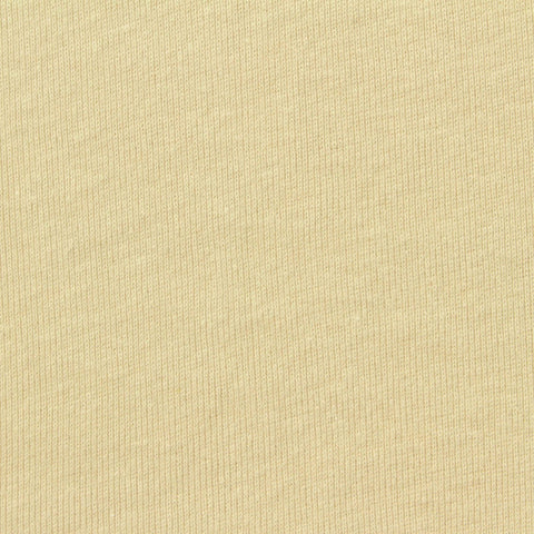 100% Cotton Rib Knit Fabric, 160 gsm, 160 cm — Beige