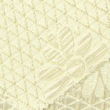 Cream Floral Jacquard, Poly-Viscose — photo 2