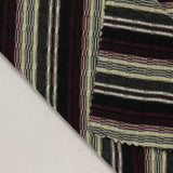 Dark Grey Horizontal-Stripe Rib Knit, Polyester — photo 2