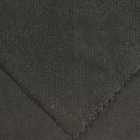 Cotton Polyester French Terry Fabric, 230 gsm, 175 cm — Grey