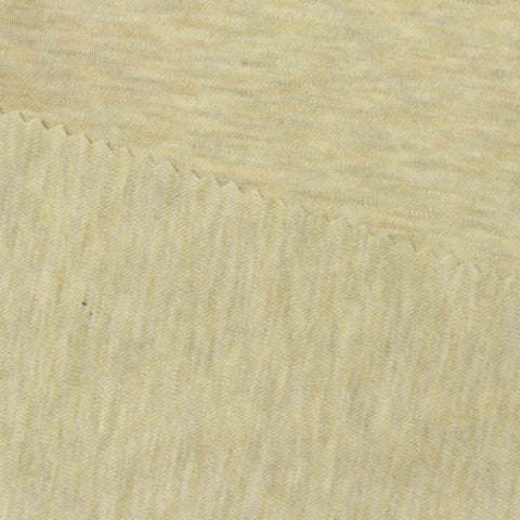 Light Yellow Marl Knit, Poly-Viscose