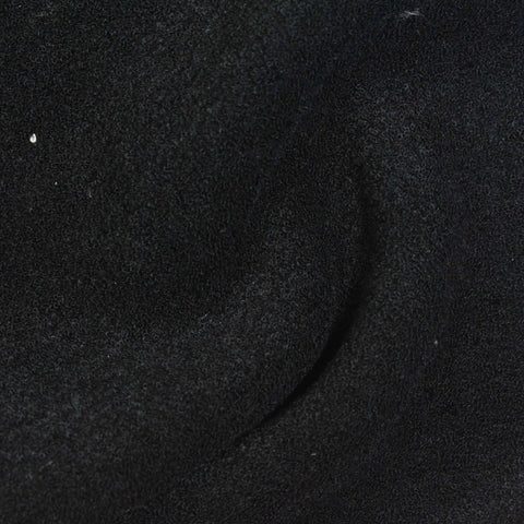 Brushed Polyester Viscose Knit Fabric, 350 gsm — Black