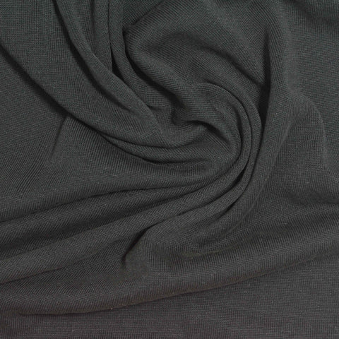Washed Modal Polyester Jersey Knit Fabric, 160 gsm, 160 cm — Grey