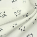 Black Cat Linen-Look, Polyester — photo 2
