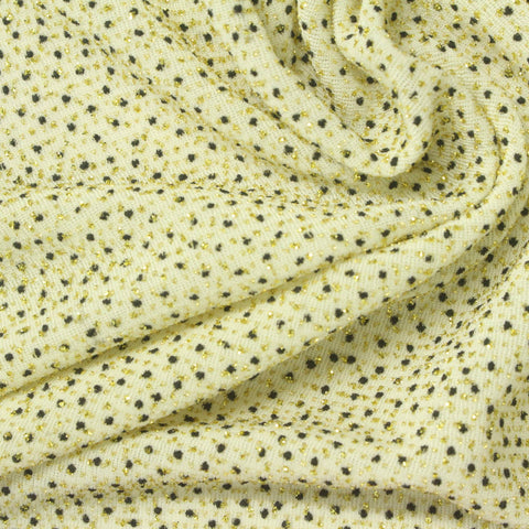 Black Dots Knit, Nylon
