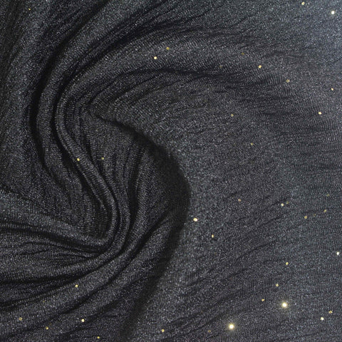 Gold Dots Crepe, Polyester