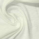 Cotton Modal Rib Knit Fabric, 190 gsm, 165 cm — White — photo 2