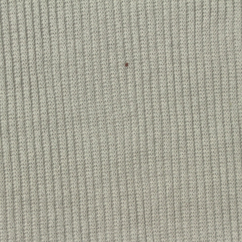 Brushed Polyester Viscose Stretch Rib Knit Fabric, 180 gsm, 170 cm — Grey