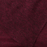Burgundy Marl Chunky Knit, Viscose-Poly — photo 2