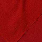 Brushed Cotton Polyester French Terry Fabric, 198 gsm, 165 cm — Red — photo 2