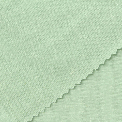 Light Green Marl Jersey Knit, Poly-Linen