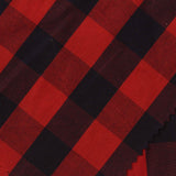 Red Check Poplin, Cotton — photo 2