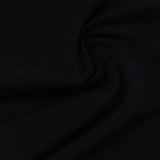 Viscose Stretch Jersey Knit Fabric, 380 gsm, 135 cm — Black — photo 2