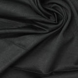 Brushed Polyester Stretch Jersey Knit Fabric, 148 gsm, 180 cm — Black — photo 2