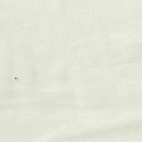 Slub Cotton Viscose Stretch Jersey Knit Fabric, 180 gsm, 160 cm — White